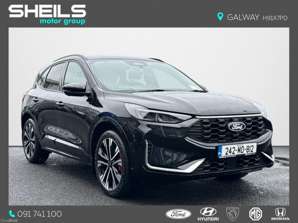 Ford Kuga SUV, Petrol Plug-in Hybrid, 2024, Black