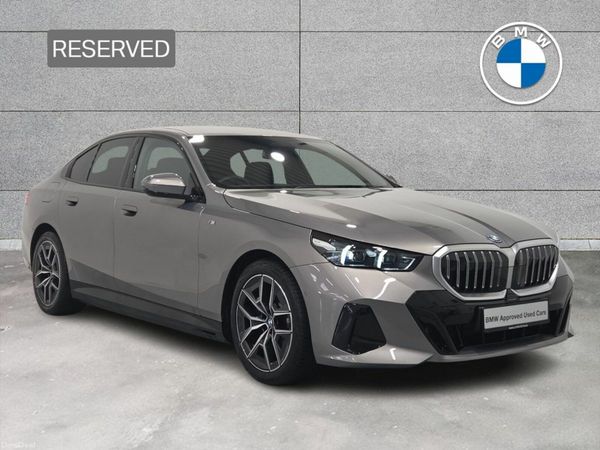 BMW 5-Series Saloon, Petrol Plug-in Hybrid, 2025, Grey