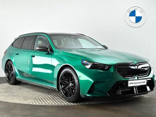 BMW M5 Estate, Petrol Plug-in Hybrid, 2025, Green