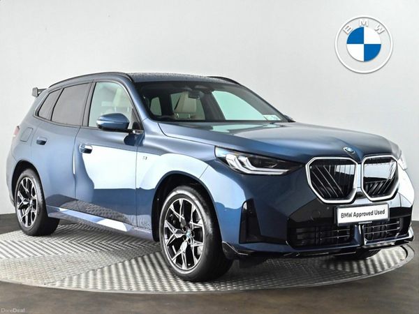 BMW X3 SUV, Petrol Plug-in Hybrid, 2025, Blue