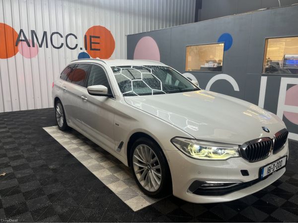 BMW 5-Series Estate, Diesel, 2018, White