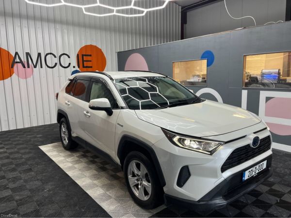 Toyota RAV4 SUV, Petrol Hybrid, 2020, White