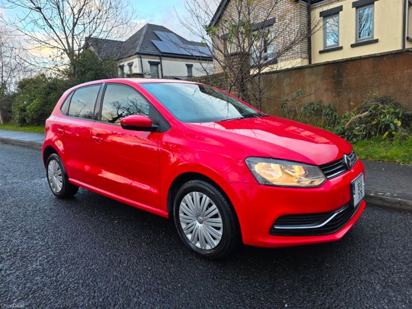 Volkswagen Polo Hatchback, Petrol, 2016, Red