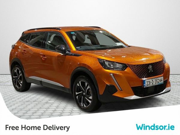 Peugeot 2008 SUV, Electric, 2023, Orange