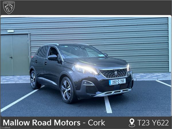 Peugeot 3008 MPV, Petrol Plug-in Hybrid, 2020, Black
