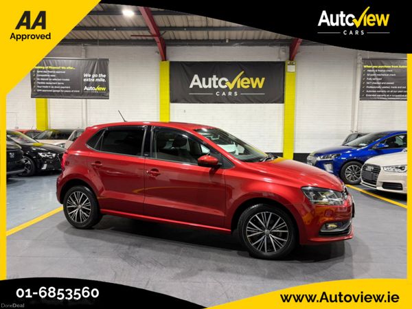 Volkswagen Polo Hatchback, Petrol, 2016, Red