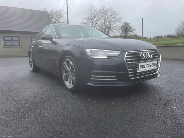 Audi A4 Saloon, Diesel, 2018, Blue
