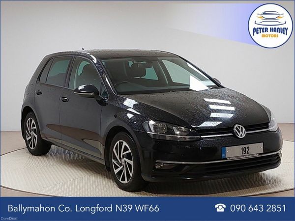 Volkswagen Golf Hatchback, Diesel, 2019, Black