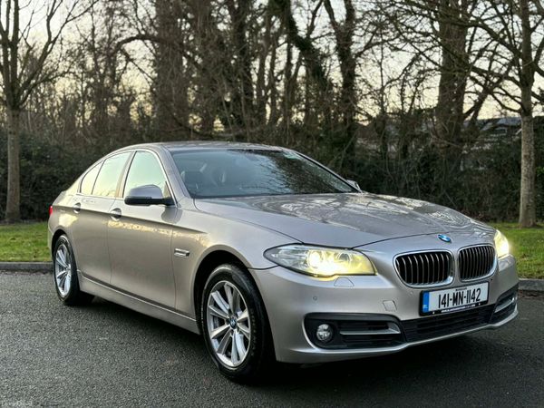 BMW 5-Series Saloon, Diesel, 2014, Silver