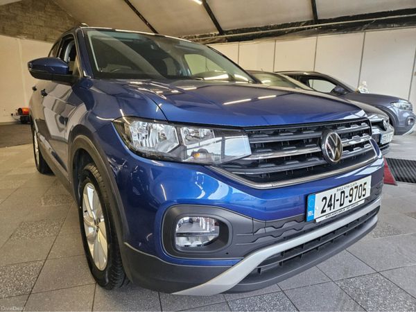 Volkswagen T-Cross SUV, Petrol, 2024, Blue