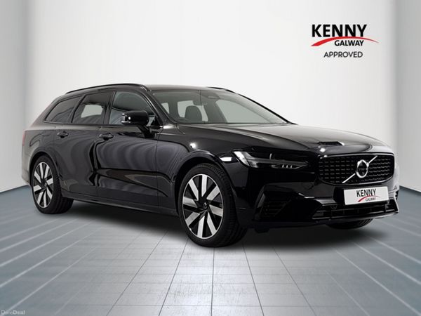 Volvo V90 Estate, Petrol Hybrid, 2025, Black