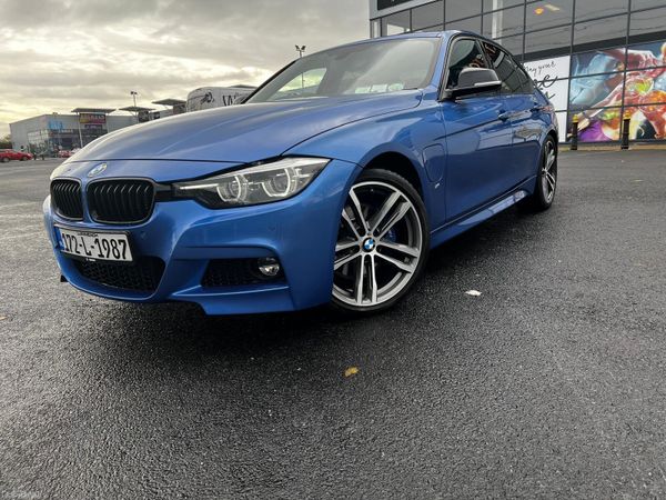 BMW 3-Series Saloon, Petrol Plug-in Hybrid, 2017, Blue