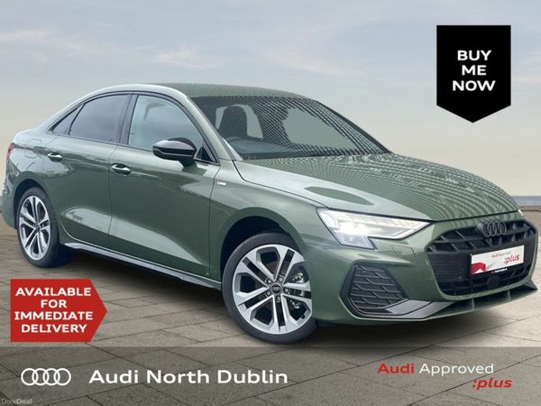 Audi A3 Saloon, Petrol, 2026, Green