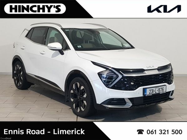 Kia Sportage SUV, Petrol Plug-in Hybrid, 2023, White