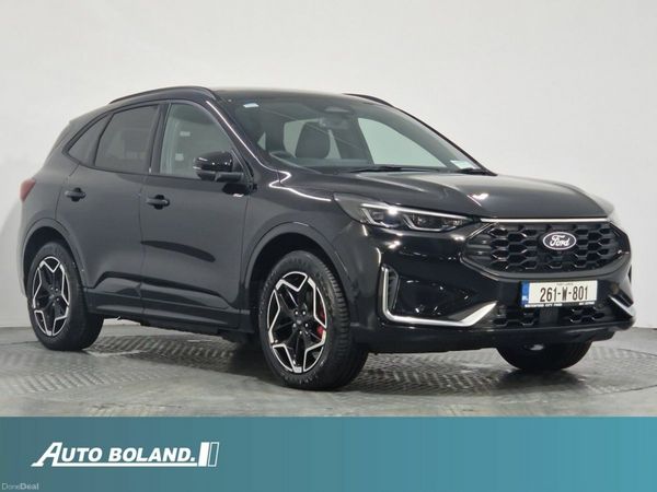 Ford Kuga SUV, Petrol Plug-in Hybrid, 2026, Black