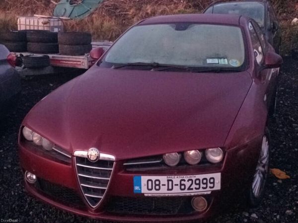 Alfa Romeo 159 Saloon, Diesel, 2008, Red