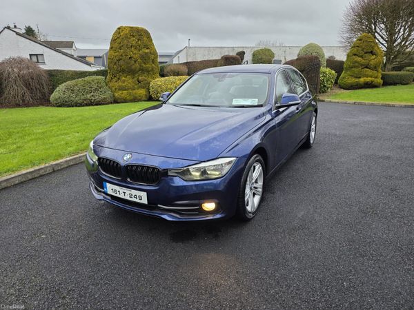 BMW 3-Series Saloon, Diesel, 2016, Blue
