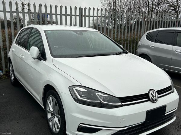 Volkswagen Golf Hatchback, Petrol, 2019, White