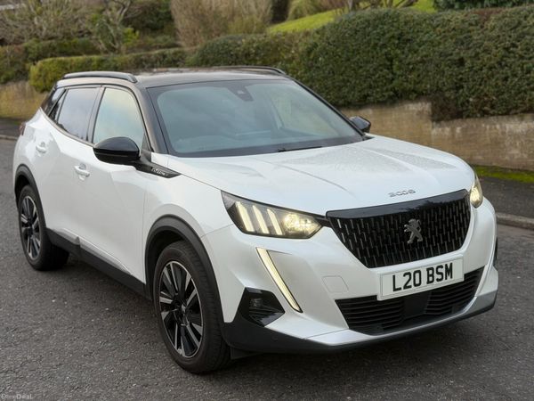 Peugeot 2008 SUV, Petrol, 2020, White