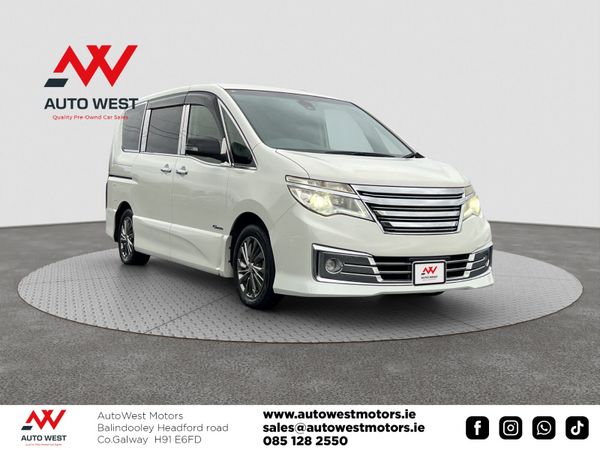 Nissan Serena MPV, Petrol Hybrid, 2014, White