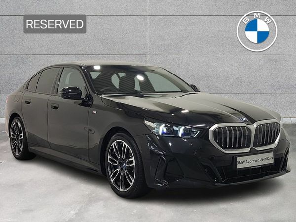 BMW 5-Series Saloon, Petrol Plug-in Hybrid, 2025, Black