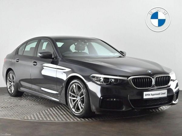 BMW 5-Series Saloon, Diesel Hybrid, 2020, Grey