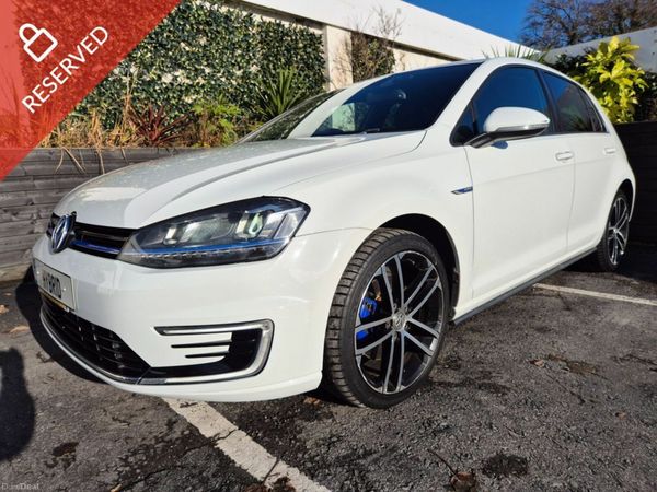 Volkswagen Golf Hatchback, Petrol Plug-in Hybrid, 2016, White