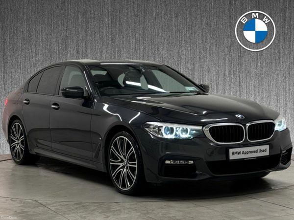 BMW 5-Series Saloon, Petrol Plug-in Hybrid, 2018, Grey