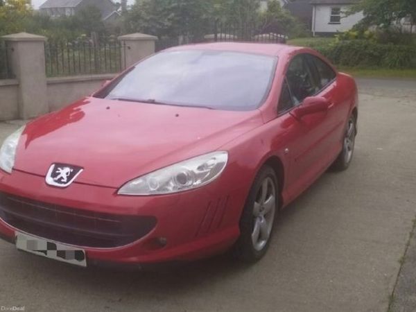 Peugeot 407 Coupe, Diesel, 2008, Red