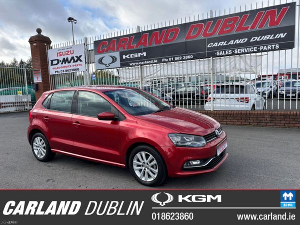 Volkswagen Polo Hatchback, Petrol, 2017, Red