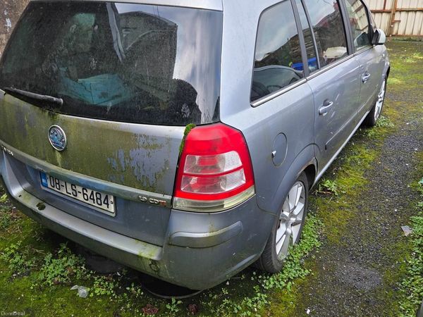 Vauxhall Zafira MPV, Diesel, 2008, Silver