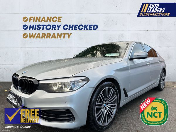 BMW 5-Series Saloon, Diesel, 2018, Silver