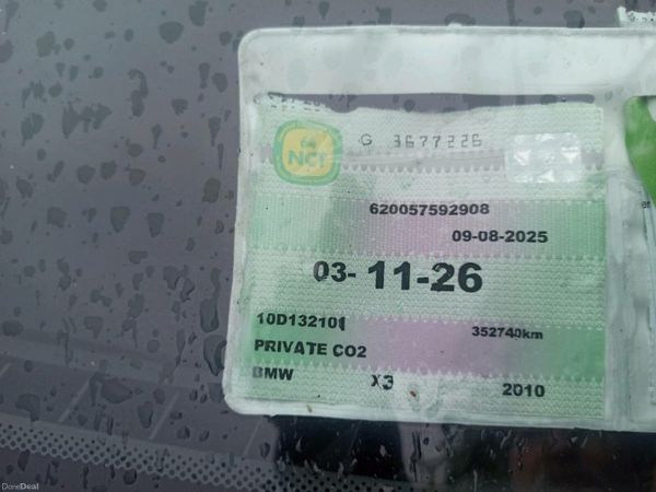 BMW X3 SUV, Diesel, 2010, Black