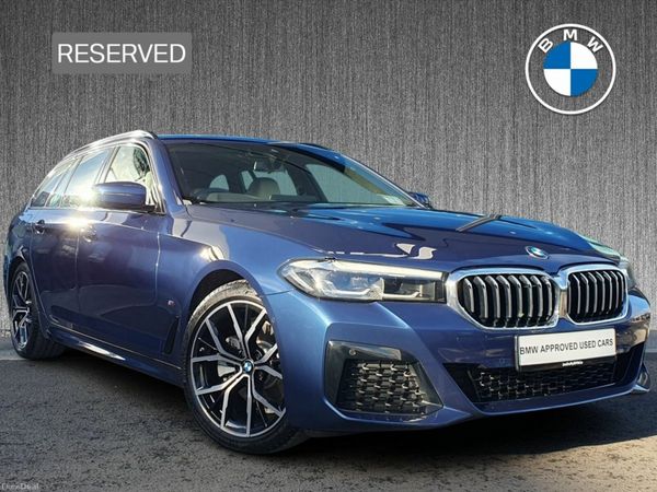 BMW 5-Series Estate, Diesel, 2025, Blue