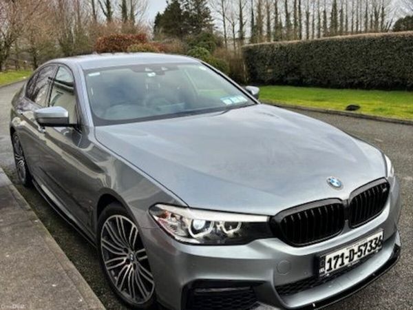 BMW 5-Series Saloon, Petrol Plug-in Hybrid, 2017, Blue