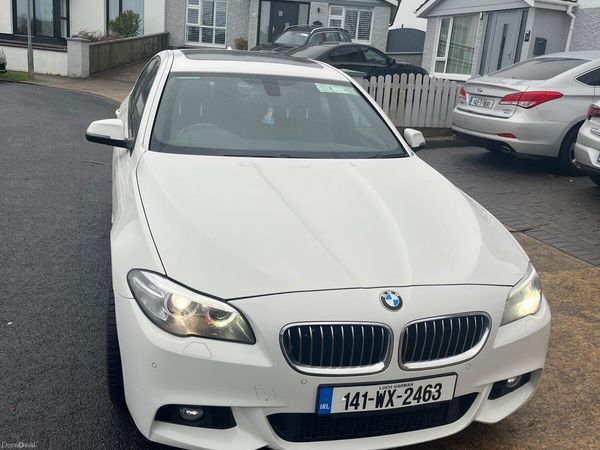 BMW 5-Series Saloon, Diesel, 2014, White