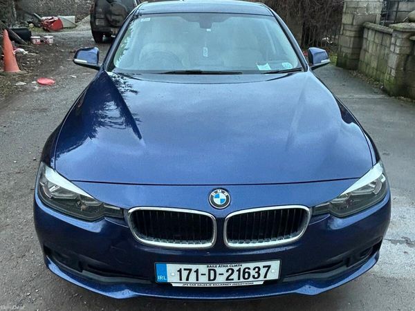 BMW 3-Series Saloon, Diesel, 2017, Blue