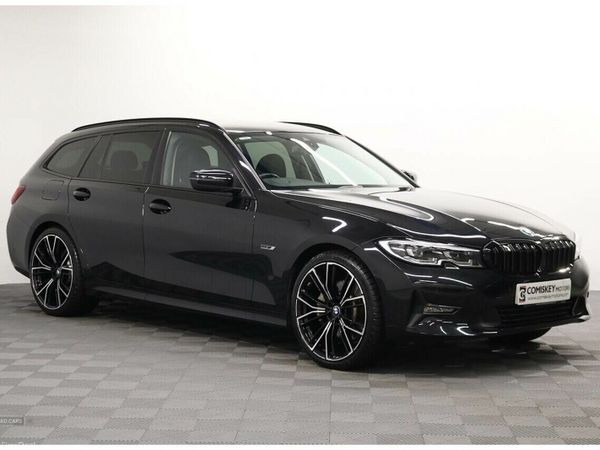 BMW 3-Series Estate, Petrol Hybrid, 2021, Black