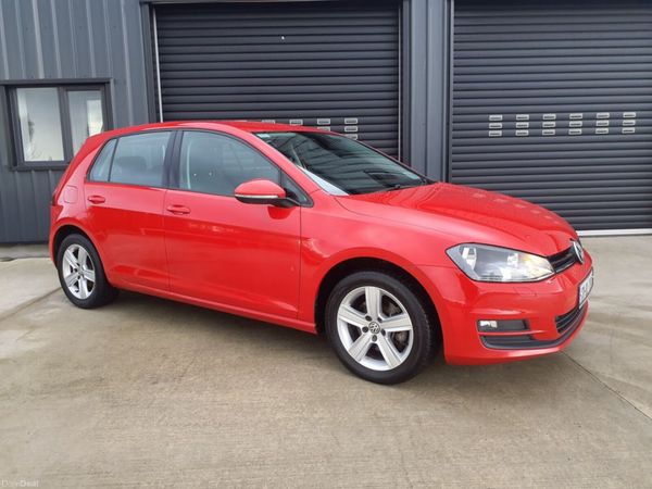 Volkswagen Golf Hatchback, Diesel, 2017, Red