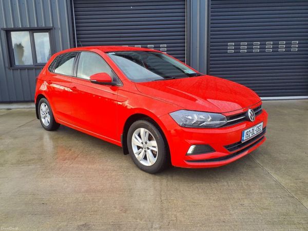 Volkswagen Polo Hatchback, Diesel, 2019, Red
