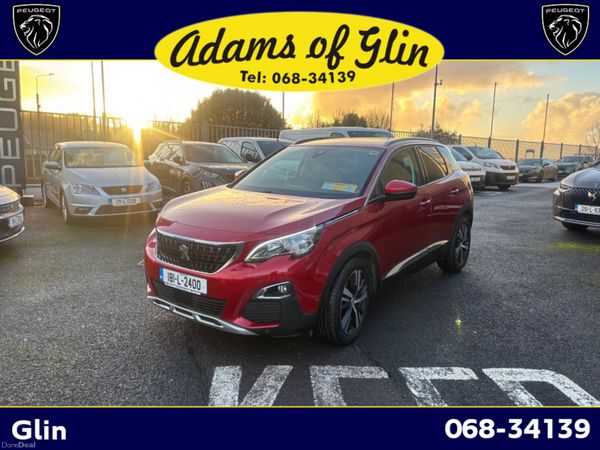 Peugeot 3008 SUV, Diesel, 2018, Red