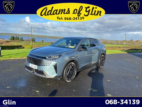 Peugeot 3008 SUV, Electric, 2025, Blue