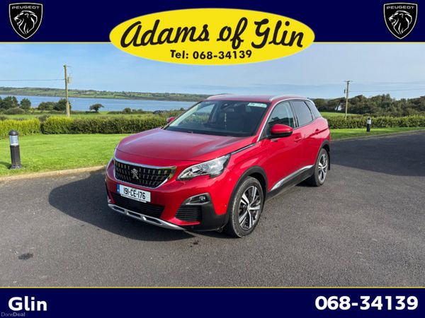 Peugeot 3008 SUV, Diesel, 2019, Red