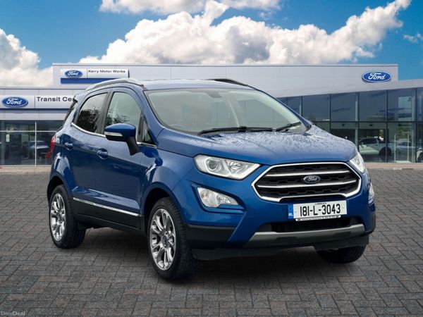 Ford EcoSport Hatchback, Petrol, 2018, Blue