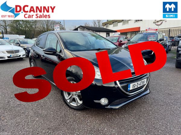 Peugeot 208 Hatchback, Petrol, 2015, Black