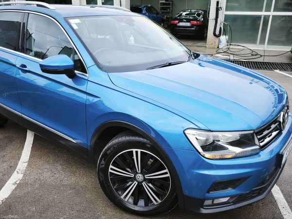 Volkswagen Tiguan SUV, Diesel, 2019, Blue