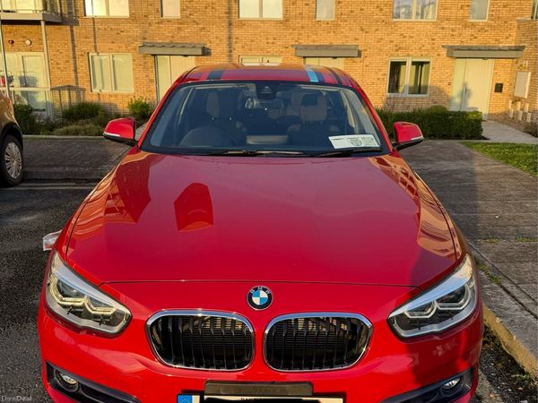 BMW 1-Series Hatchback, Petrol, 2016, Red