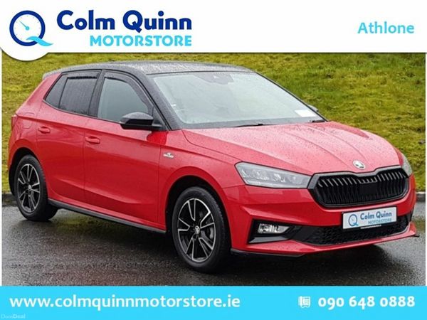 Skoda Fabia Hatchback, Petrol, 2023, Red