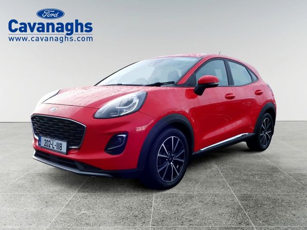 Ford Puma MPV, Petrol Hybrid, 2020, Red