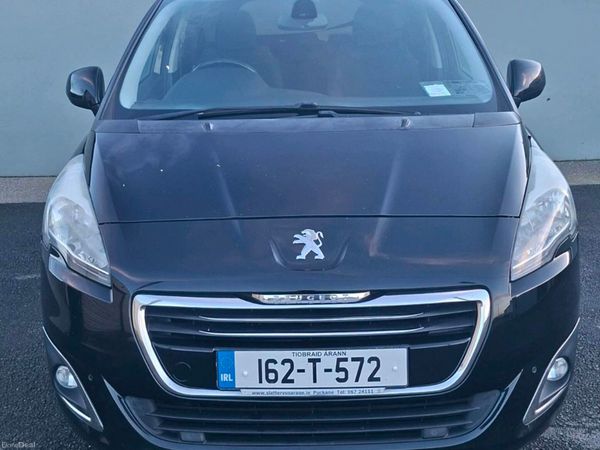 Peugeot 5008 MPV, Diesel, 2016, Black